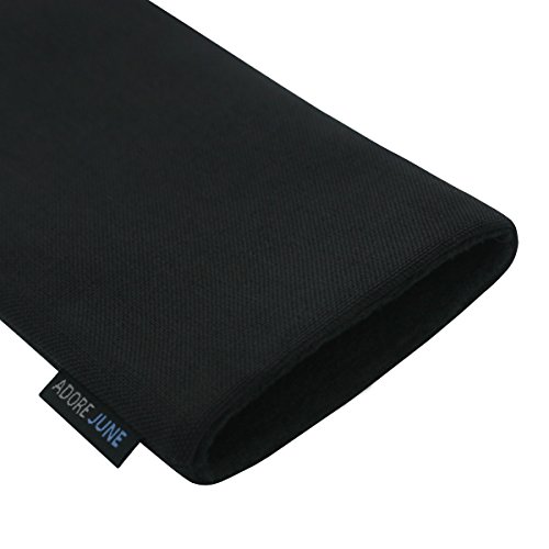 Adore June Classic Negro Funda Compatible con Samsung Galaxy Note 10 Plus/Pro, Material Resistente Efecto Limpiador de Pantalla