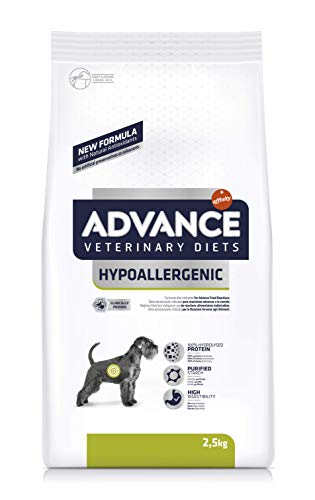 Advance 591219 Veterinary Diets Hypoallergenic - Pienso hipoalergénico para Perros con intolerancias alimentarias - 2.5 kg