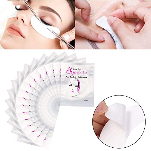 Aikvigss Parches Extensiones de Pestañas Gel de Ojos Almohadillas Pestañas Extensiones de Pestañas kit para Pro Salon Extensión Individual de Pestañas