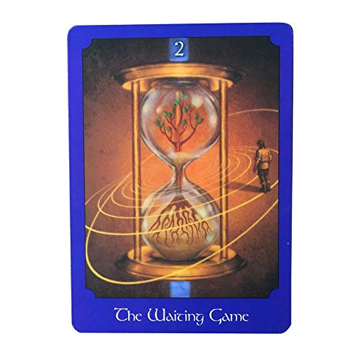 AIZYR Cartas del Tarot En Inglés Completo Juego De Cartas De Oracle Universal Conjuntos De Destino De Adivinación para Fiesta Familiar Juegos De Mesa De Cubierta