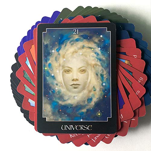 AIZYR Cartas del Tarot En Inglés Completo Juego De Cartas De Oracle Universal Conjuntos De Destino De Adivinación para Fiesta Familiar Juegos De Mesa De Cubierta