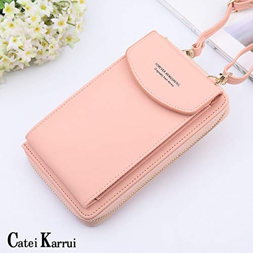 AliExpress - Bolso de mensajero para mujer, gran capacidad, con cierre y hebilla, de piel suave, versátil, para mujer, bolso de hombro, carteras, para mujer 0082 Gris Women's wallet