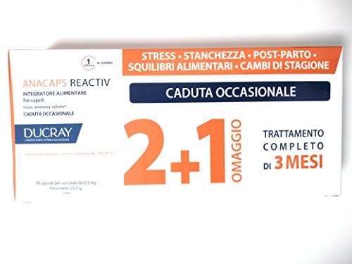 Anacaps - Ducray Tratamiento Reactiv de 60 + 30 comprimidos para la caída ocasional del cabello