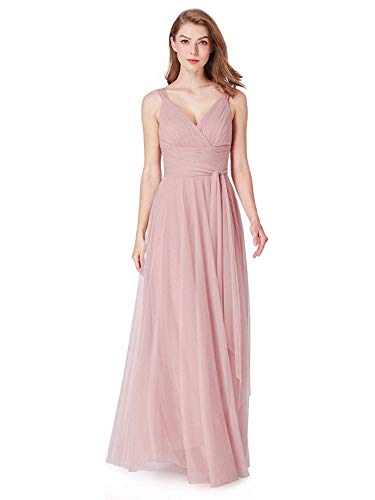 Anaisy Vestidos De Fiesta Largos Mujer Vestidos para Femenino Largo Vestidos De Noche Vestidos Festivo De Noche Vestidos De Noche Vestidos De Fiesta (Color : Blush, Size : 3XL)