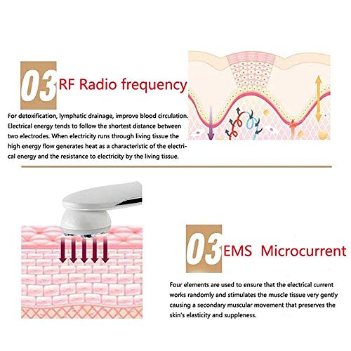 Aparato Facial Ultrasonido,Aparato Facial Antiarrugas terapia de luz Radiofrecuencia Facial y Corporal Mesoterapia Facial Aparato Radiofrecuencia Facial Aparatos, Estetica Rejuvenecedor Facial