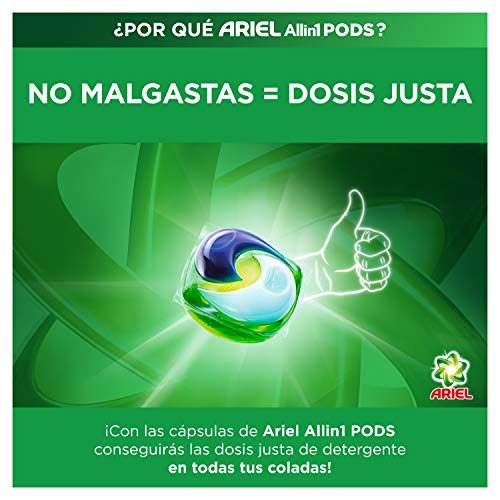 Ariel Allin1 Pods Sensaciones - Detergente en cápsulas para la lavadora que deja un agradable aroma en tu ropa todo el día, 108 lavados (6 x 18)