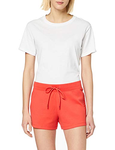 Armani Exchange Double Knit, Side Logo Pantalones Cortos, Rojo (Coral 1476), 42 (Talla del Fabricante: Medium) para Mujer