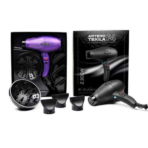 Artero Tekila F4, Secador de pelo Compacto 2300W (Negro)