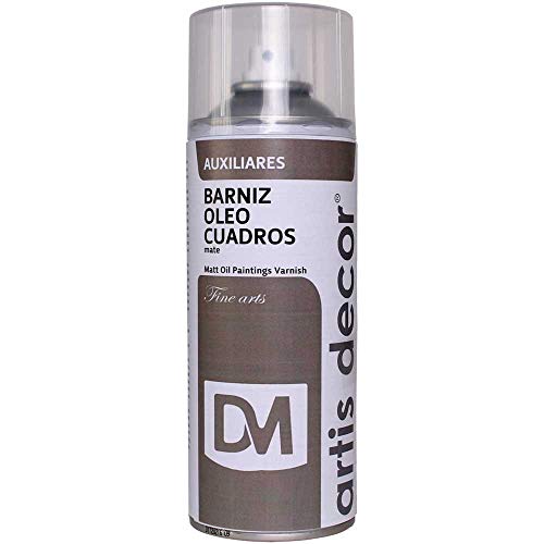 ARTIS DECOR BARNIZ EN SPRAY ÓLEO CUADROS MATE 400 ML