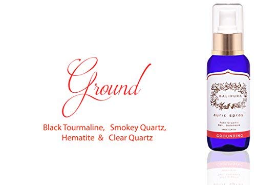 Aura Spray para Equilibrio - Grounding. Hecho en Bali con Aceites Esenciales y Cristales Curativos. 100ml