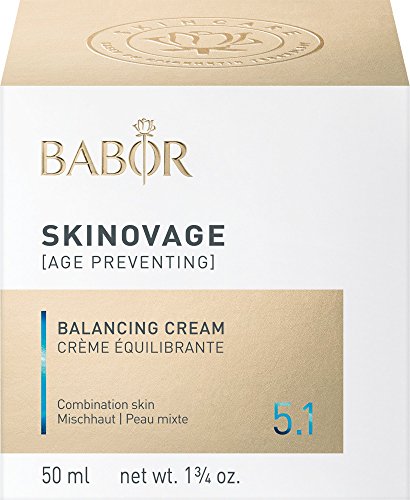 BABOR SKINOVAGE Balancing Cream, Gesichtscreme para Mischhaut, mattierende Feuchtigkeitsspflege, seca y fettige piel, tez uniforme, 1 x 50 ml