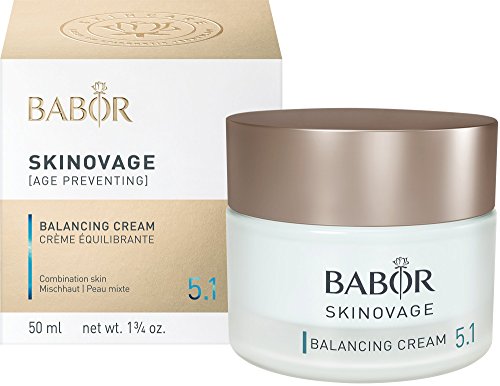 BABOR SKINOVAGE Balancing Cream, Gesichtscreme para Mischhaut, mattierende Feuchtigkeitsspflege, seca y fettige piel, tez uniforme, 1 x 50 ml