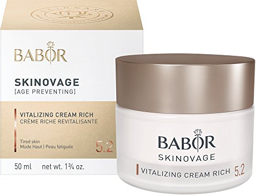 BABOR SKINOVAGE Vitalizing Cream Rich Crema de cuidado facial rica para revitalizar la piel cansada y afelpada, 50 ml