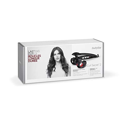 BaByliss C1300E Rizador de pelo automático con 2 cabezales, 100% automático, doble calentador cerámico, color negro