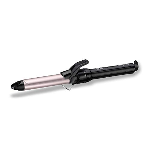 BaByliss C325E Tenacilla de pelo de 25 mm, 10 ajustes de temperatura, moldeador de pelo, cable profesional giratorio, recubrimiento Sublim Touch con punta fría de agarre