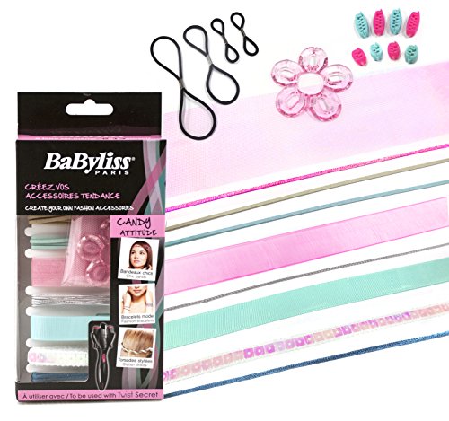 BaByliss Candy Attitude - Accesorios para peinados con twist Secret, 799504