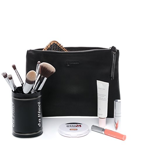 BACCINI® Estuche cosméticos Mel Bolsa de cosméticos Neceser Maquillaje Piel Negro