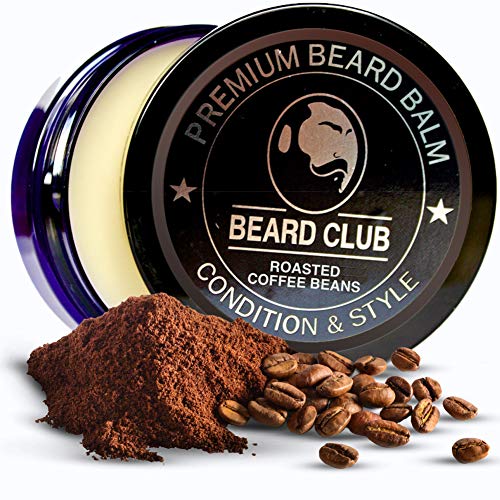 Bálsamo Barba Premium | Roasted Coffee Beans | Los Mejores Barba de Loción Suavizante| Naturales y Orgánicos | Excelente Para el Cuidado del Cabello y el Crecimiento