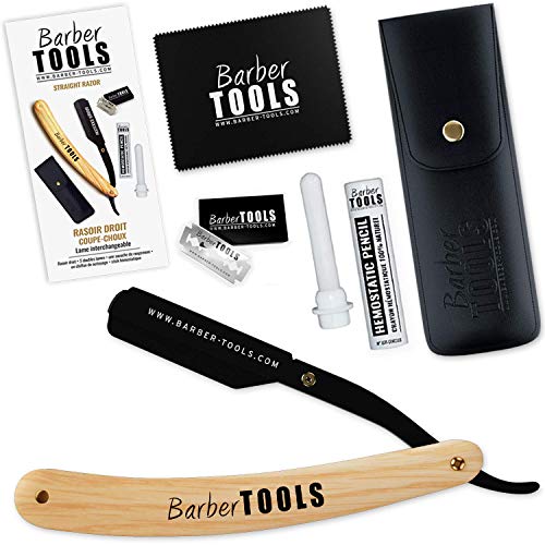 ✮ BARBER TOOLS ✮ Kit/Set/Estuche de arreglo y cuidado de la barba y afeitarse | Cosmético Made in French