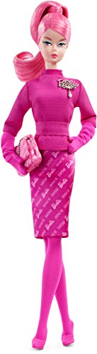 Barbie Collector FXD50 60 Aniversario Barbie Fashion Model Collection, orgullosamente Rosa muñeca