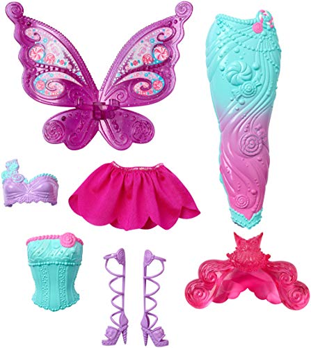 Barbie Dreamtopia, muñeca fiesta de disfraces princesa, sirena y hada, regalo para niñas y niños 3-9 años (Mattel DHC39) , color/modelo surtido