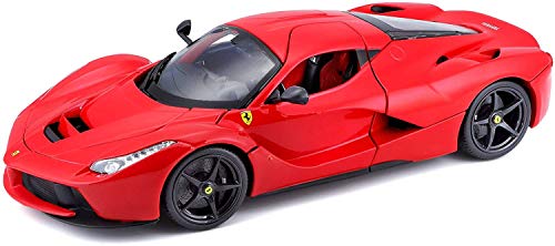 Bburago - 1/18 Ferrari Race & Play LaFerrari, Color Rojo (18-16001)