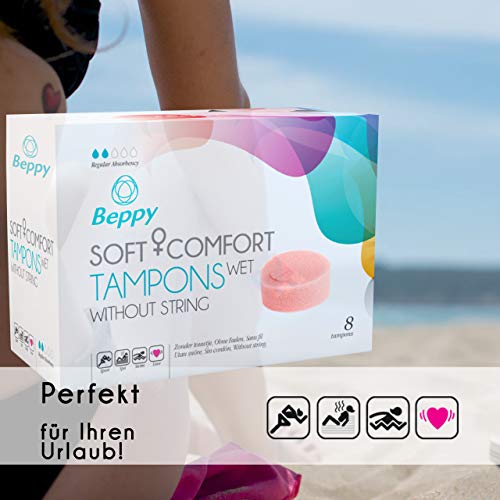 Beppy Soft Comfort- Tampones con recubrimiento lubricante, (1 x 8 piezas)