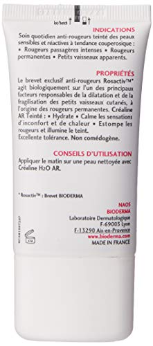 Bioderma Crealine Anti-Rougeurs Cuidado de Teinté Peaux Sensibles 40 ml