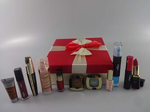 Black Friday Venta ~ L'Oreal 10 piezas MAKE UP GIFT HAMPER ~ Regalo envuelto