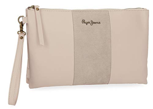 Bolso de mano Pepe Jeans Double Beige