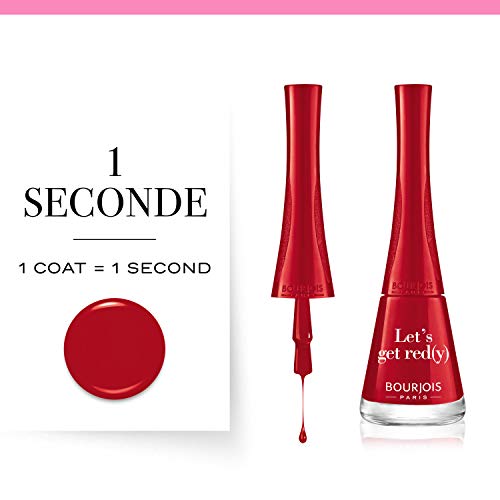 Bourjois 1 Seconde Esmalte de Uñas Tono 9 Let's get red(y)  - 45 gr