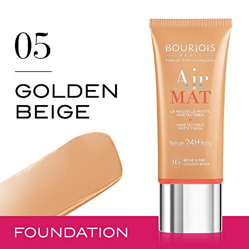 Bourjois Air Mat Fdt Base de Maquillaje Tono 05 Golden beige - 30ml