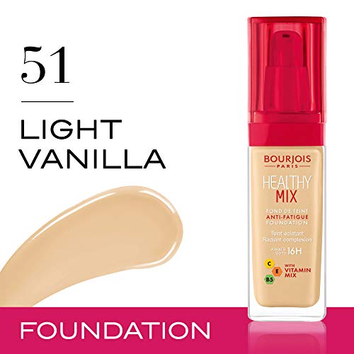 Bourjois Healthy Mix Base de maquillaje Tono 51 Light (Color claro ) - 25 g