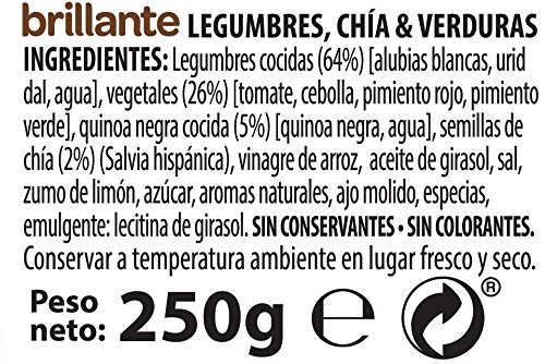 Brillante Benefit Legumbres Chía y Verduras 250 gr