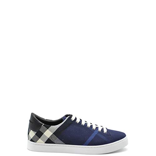 Burberry Zapatillas para Hombre Azul BLU Check + Nero Azul Size: 39.5 EU - 5.5 UK