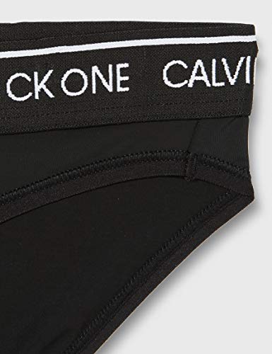 Calvin Klein Braguita de Bikini, Negro (Black 001), (Talla del Fabricante: Small) para Mujer