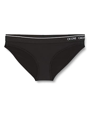 Calvin Klein Braguita de Bikini, Negro (Black 001), (Talla del Fabricante: Small) para Mujer