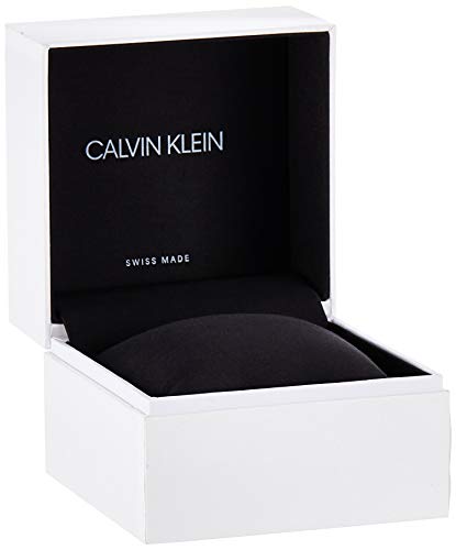 Calvin Klein CK Stately K3G23121 - Reloj analógico de Cuarzo para Mujer, Correa de Acero Inoxidable Color Plateado