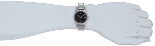 Calvin Klein CK Stately K3G23121 - Reloj analógico de Cuarzo para Mujer, Correa de Acero Inoxidable Color Plateado