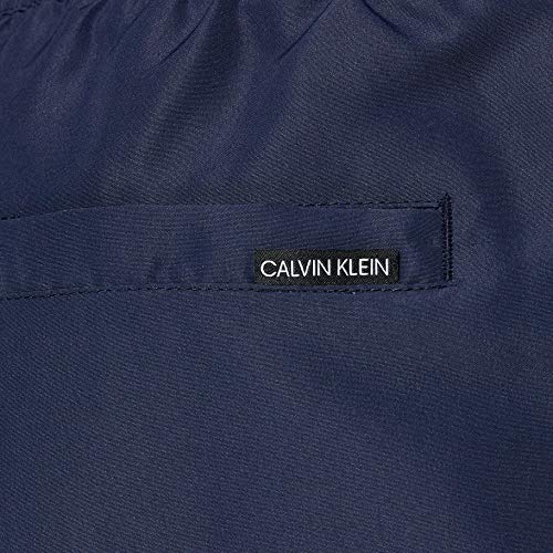 Calvin Klein Short Drawstring Bañador, Azul (Black Iris CBK), Medium para Hombre