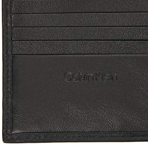 Calvin Klein - Smooth CK 5 CC Coin, Monederos Hombre, Negro (Black), 0.1x0.1x0.1 cm (B x H T)