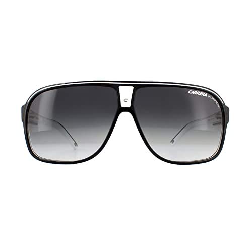 Carrera Grand Prix 2 9O T4M Gafas de sol, Negro (Black White/Grey Gradient), 64 Unisex Adulto