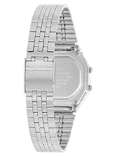 Casio Collection LA680WEA-4CEF Reloj de pulsera para Mujer, Plateado