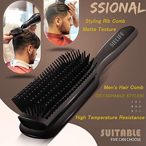 Cepillo de pelo de paleta 4 piezas, Set de cepillos para el cabello Cepillo desenredante Set de peine para hombres y mujeres, peine muy bien sobre el cabello húmedo o seco