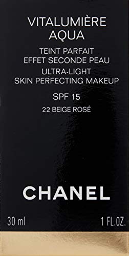 CHANEL VITALUMIERE AQUA fluide #22-beige rosé 30 ml