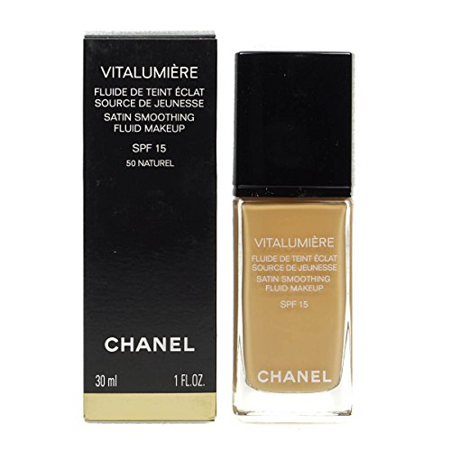 CHANEL Vitalumière base de maquillaje Botella Crema 30 ml - Base de maquillaje (Botella, Crema, Naturel, Piel seca, Piel normal, Satén, Mujeres)