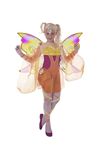 Ciao 11185 – Disfraz de Stella Bloomix Winx Club 7-9 anni Stella (Arancione, Giallo)