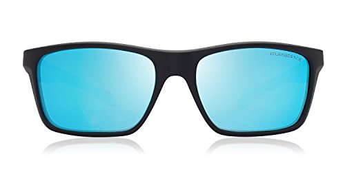 CLANDESTINE Square Matte Black Blue N - Gafas de sol Nylon HD Hombre & Mujer