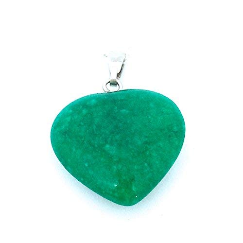 Colgante mineral en forma de corazón, jade de China, ideal como regalo de San Valentín