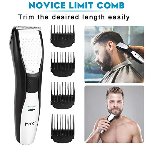 Cortapelos Hombre Maquina de Cortar el Pelo Cortadora de Pelo Barbero Electric Recortador de Barba IPX7 Waterproof